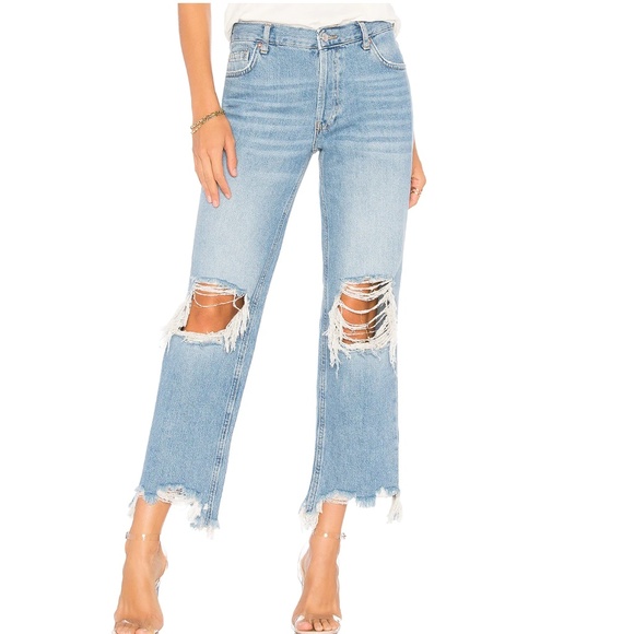 We the Free Straight Denim Jeans by Free People - Picture 2 of 9